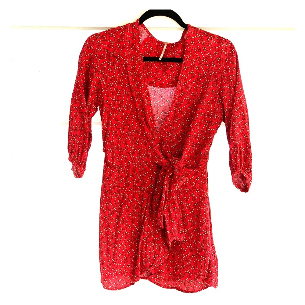 Red Free People dress